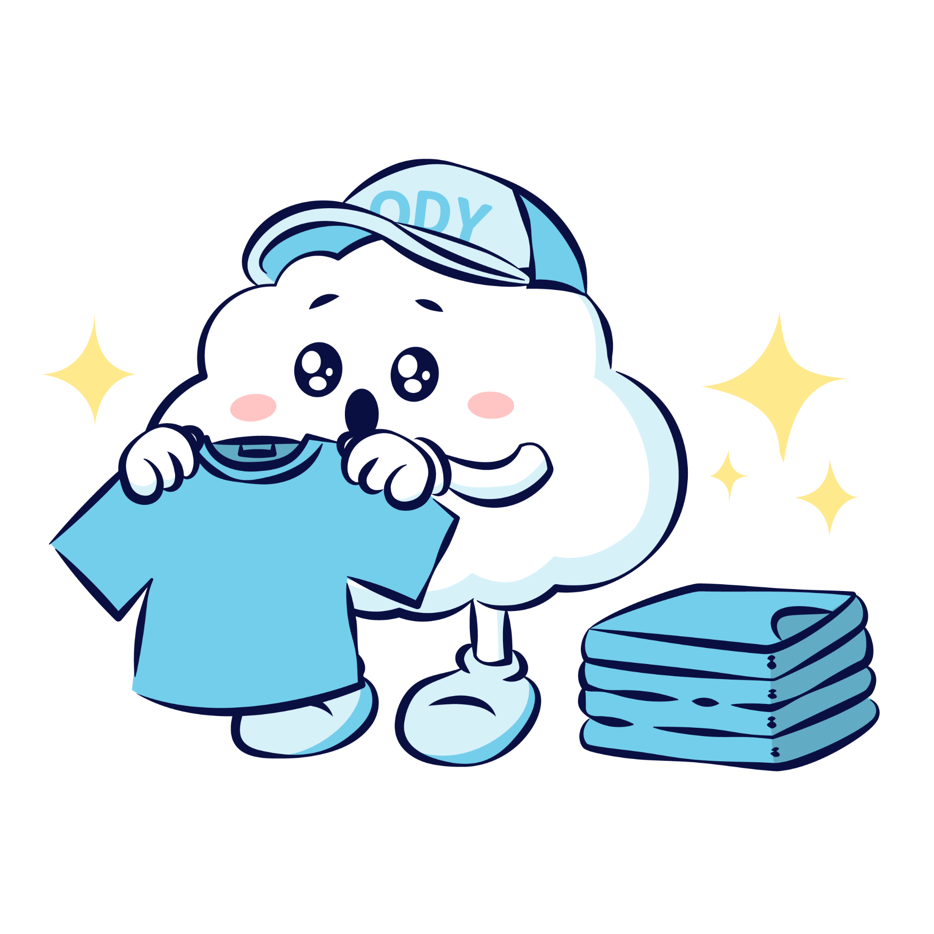 Ody CloudLaundry Mascot